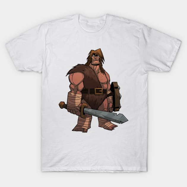 Barbarian T-Shirt by DavidGagnon14